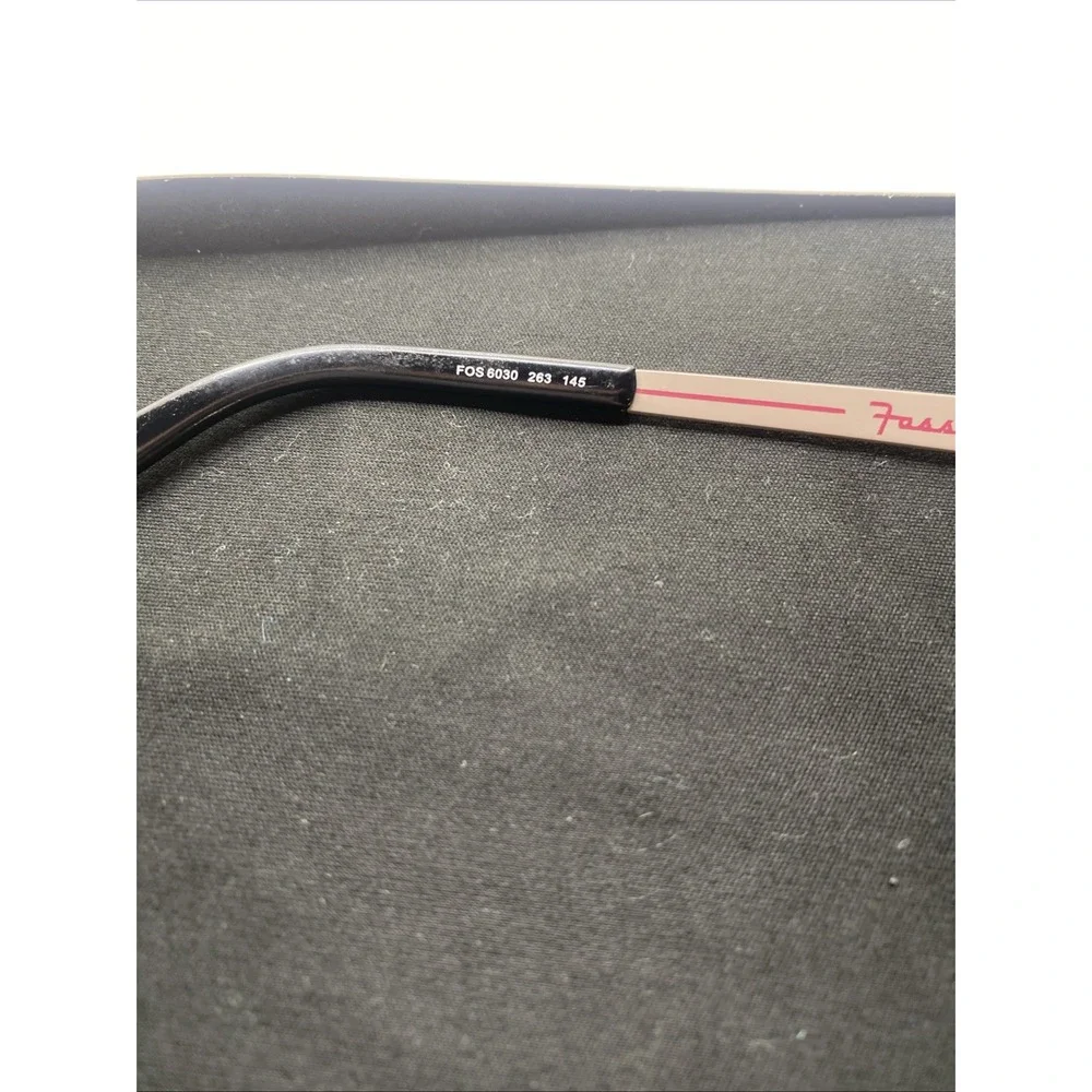 Fossil Eyeglasses FRAME ONLY FOS6030 Cat Eye 145 Black 896